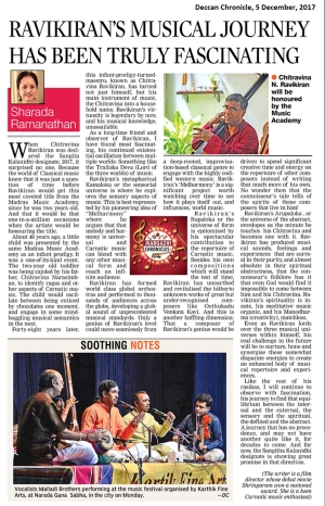 Fascinating Musical Journey_Deccan Chronicle 5 Dec 2017